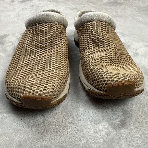 Merrell Encore Breeze II Women’s Clogs Size 9 Tan Mesh Ortholite Comfort Slip-On - Picture 3 of 10